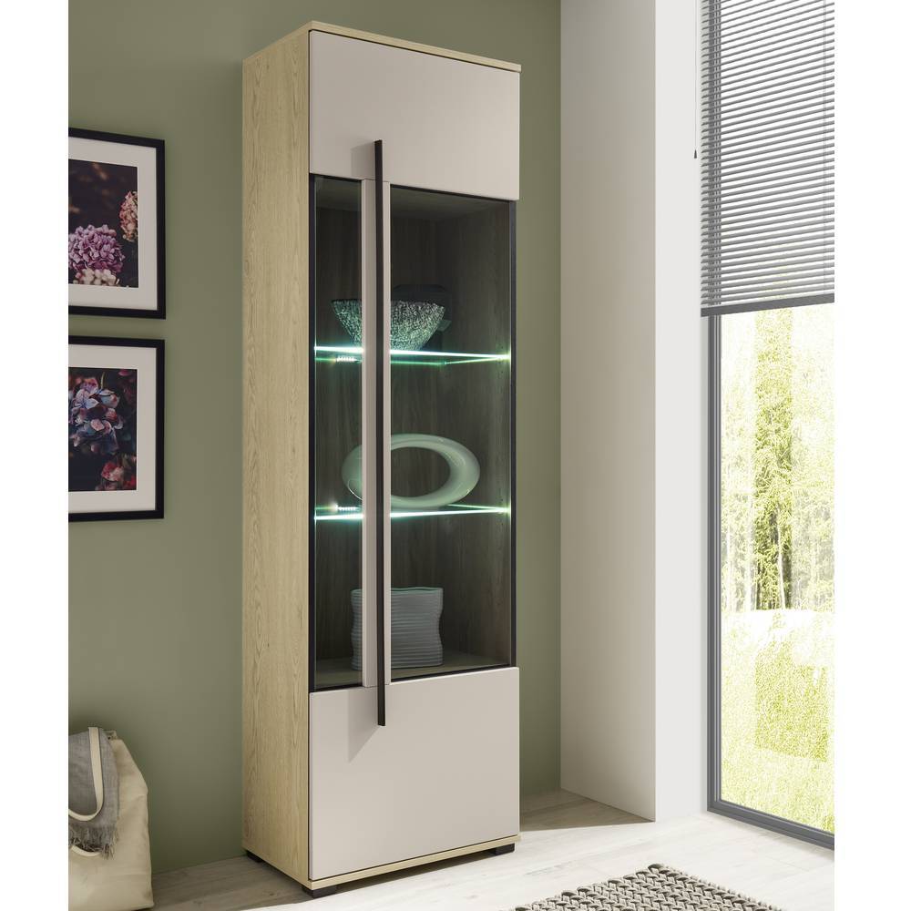 Vitrine in Beigegrau - Raisa