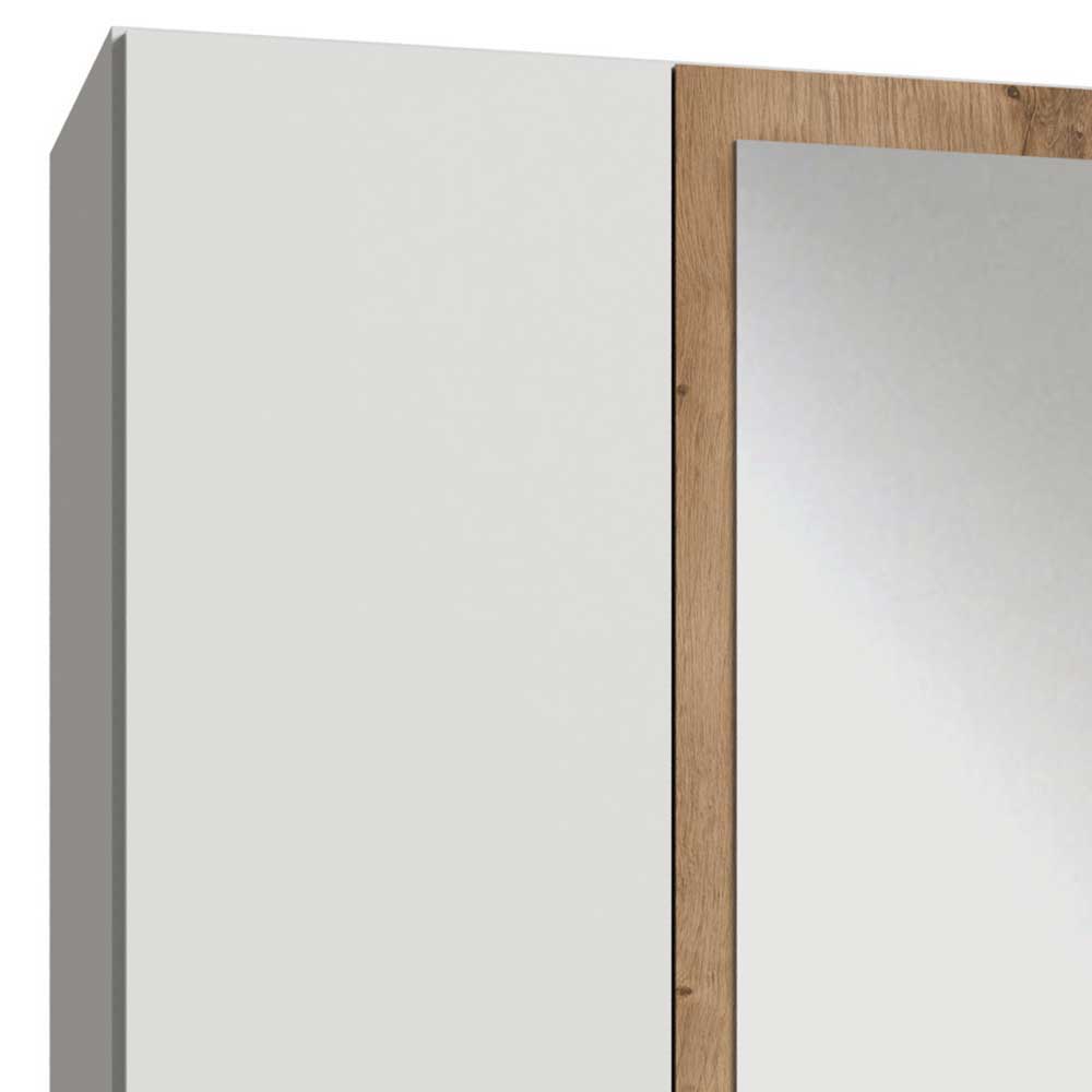 270 cm Schlafzimmer Drehtürenschrank in Weiß - Rienas