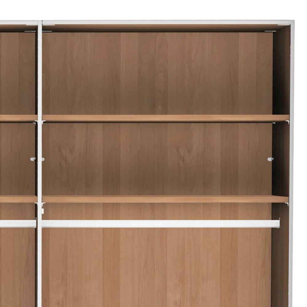 5-türiger Schlafzimmer-Schrank in Erle teilmassiv - Hung