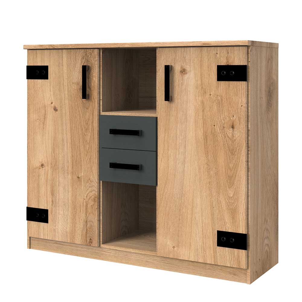 124x105x41 Schrank im Industry & Loft Style - Uletria
