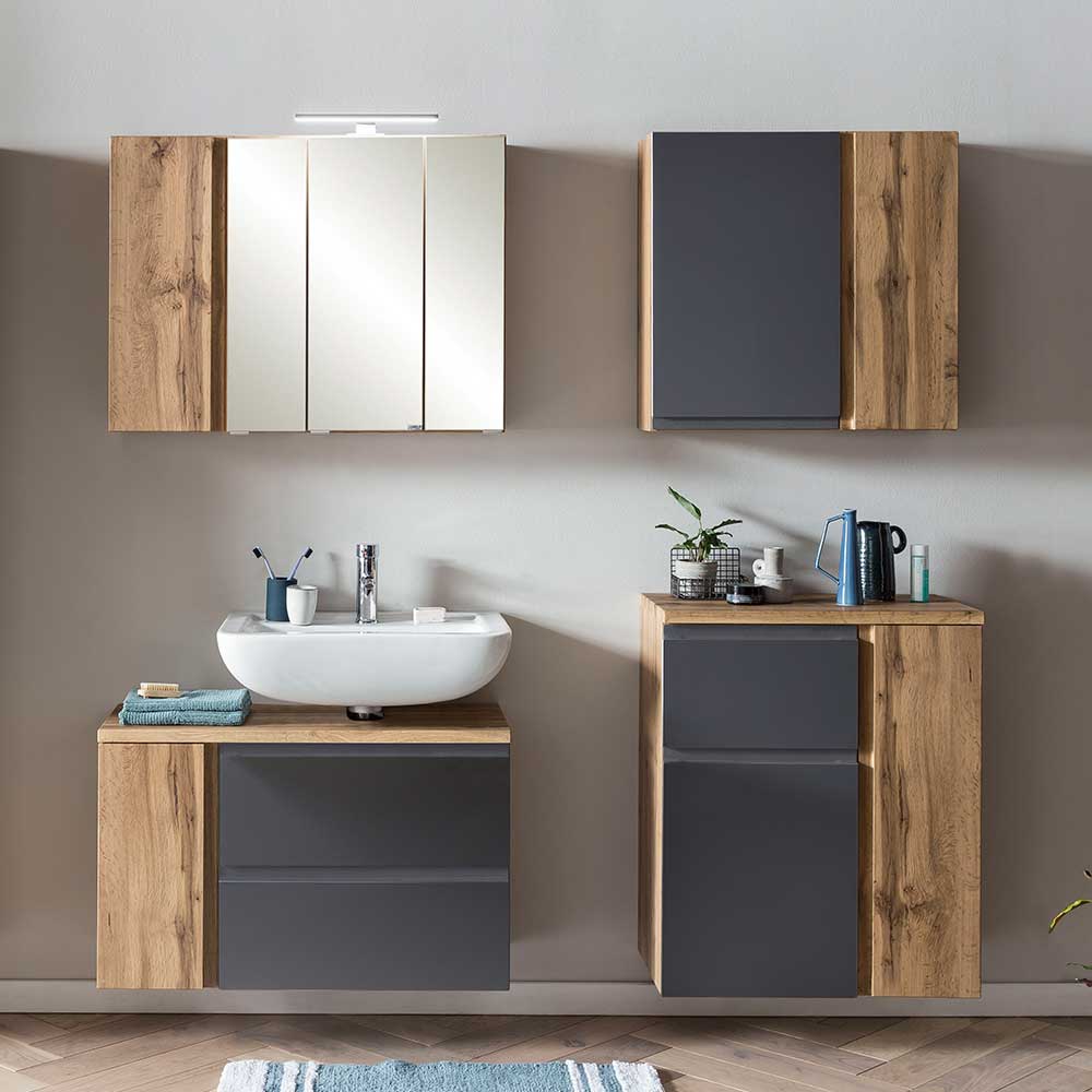 Möbelkombination fürs Badezimmer - Jambi (vierteilig)