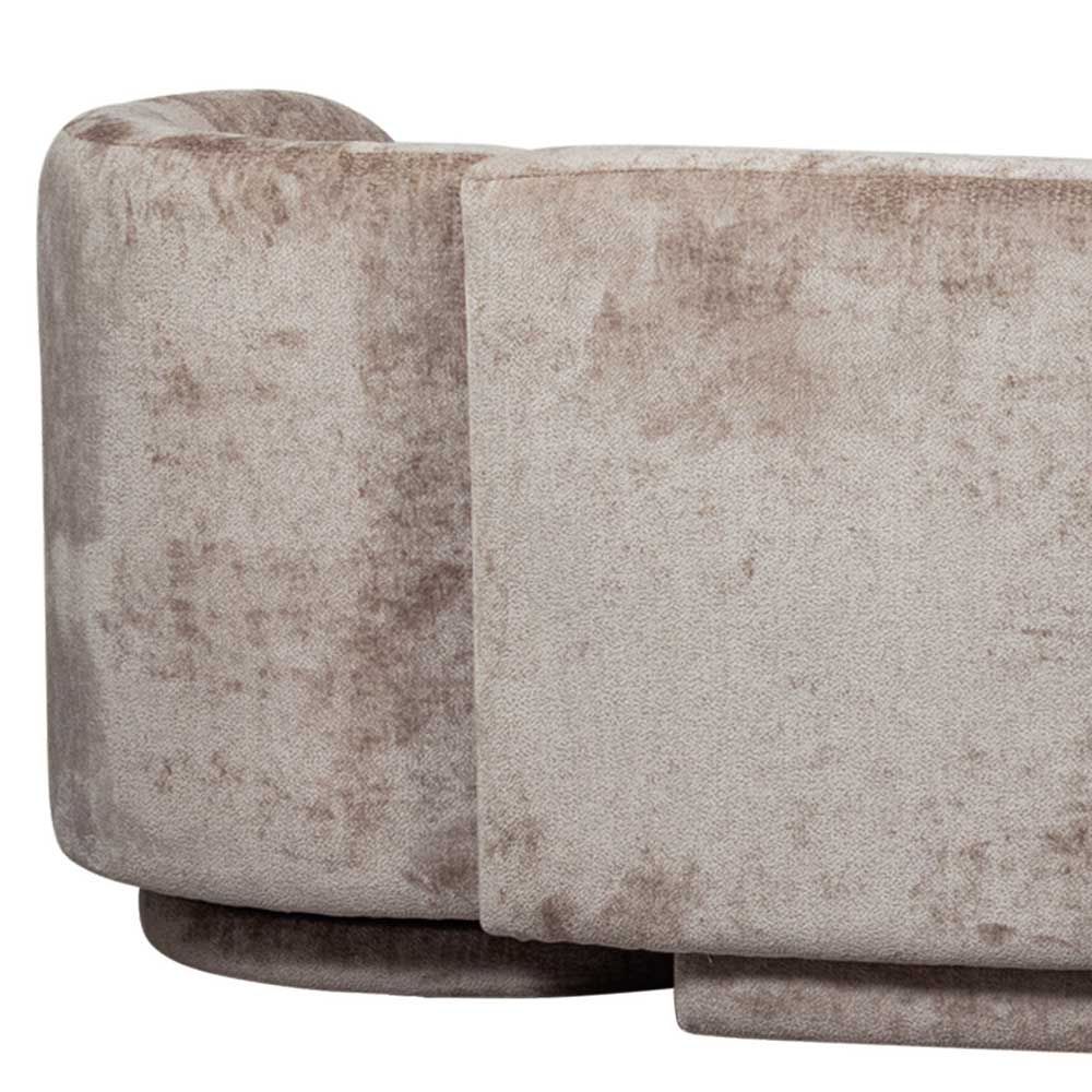 Sofa und Sessel Module in Taupe - Fridelia (dreiteilig)