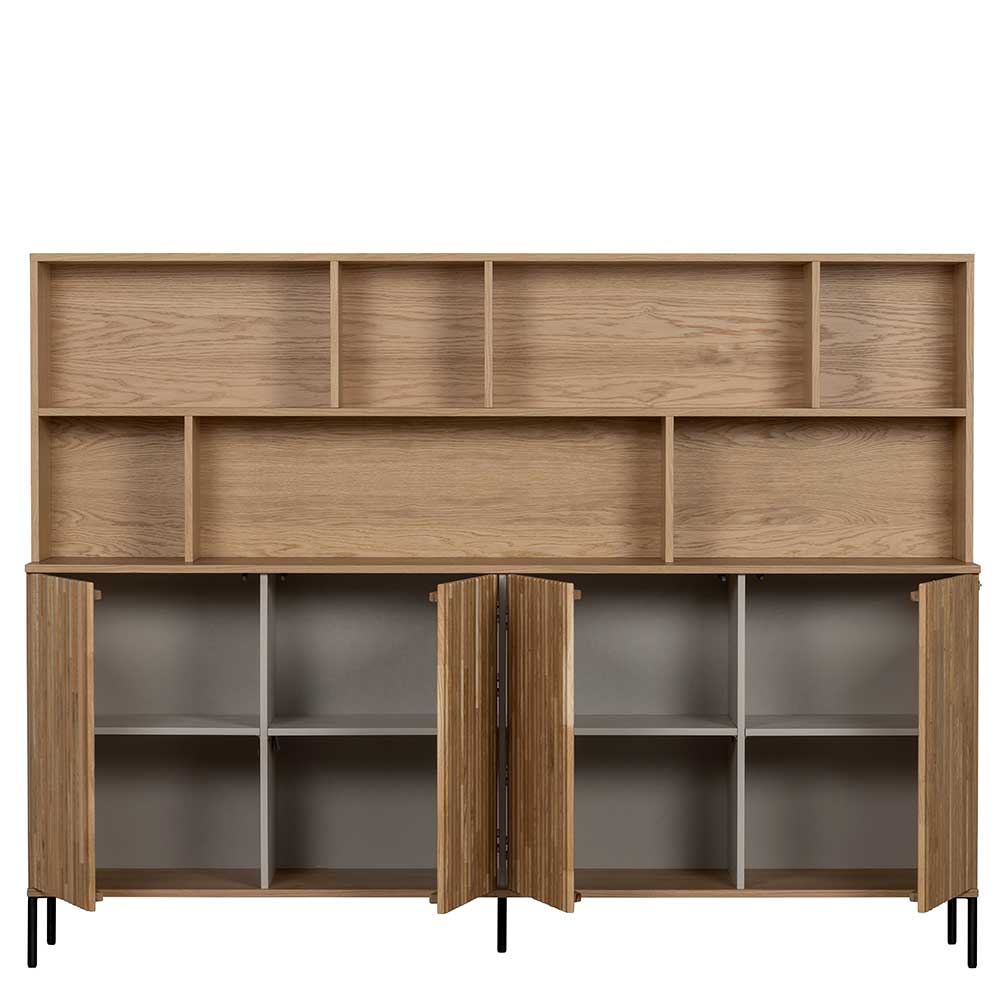 Wohnzimmerschrank mit 4 Türen & 7 Fächern - Cegrada