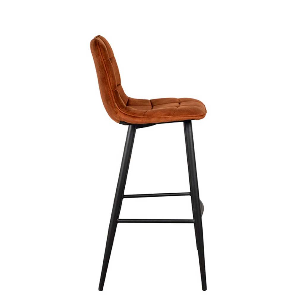 Skandi Barstühle mit 78 cm Sitzhöhe - Gannices (2er Set)