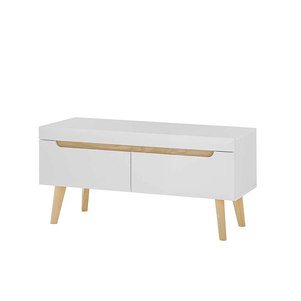 Scandi Chic TV Wohnwand Möbel - Ginko (vierteilig)