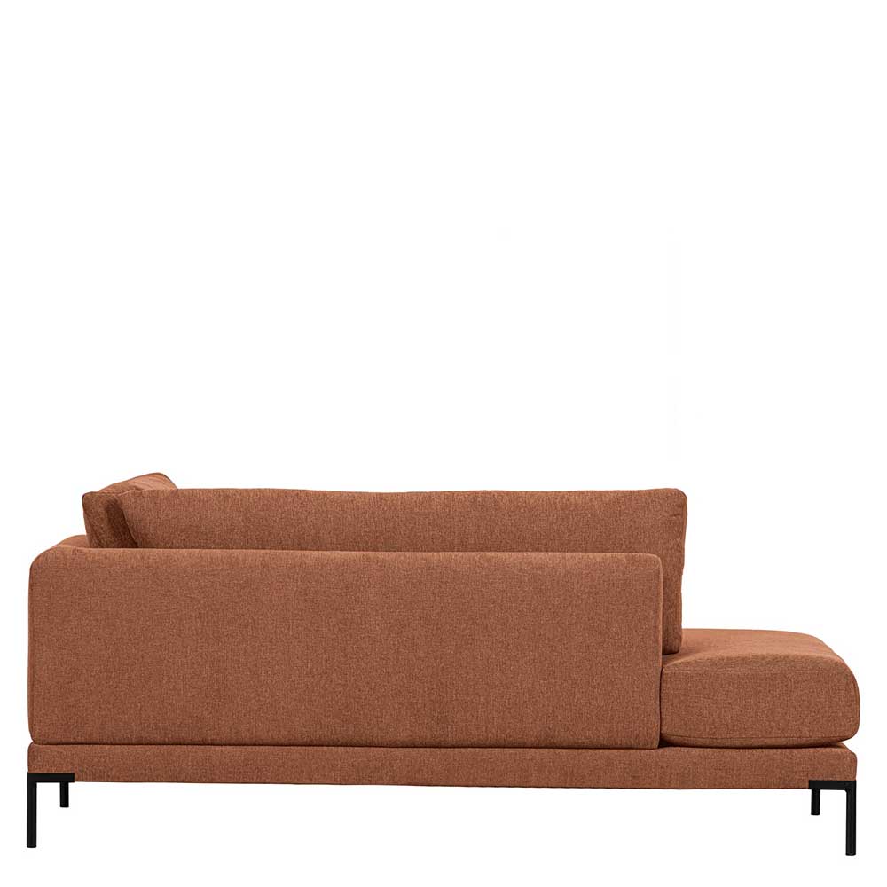 Modulsofa Recamiere in Rost Braun - Brixx