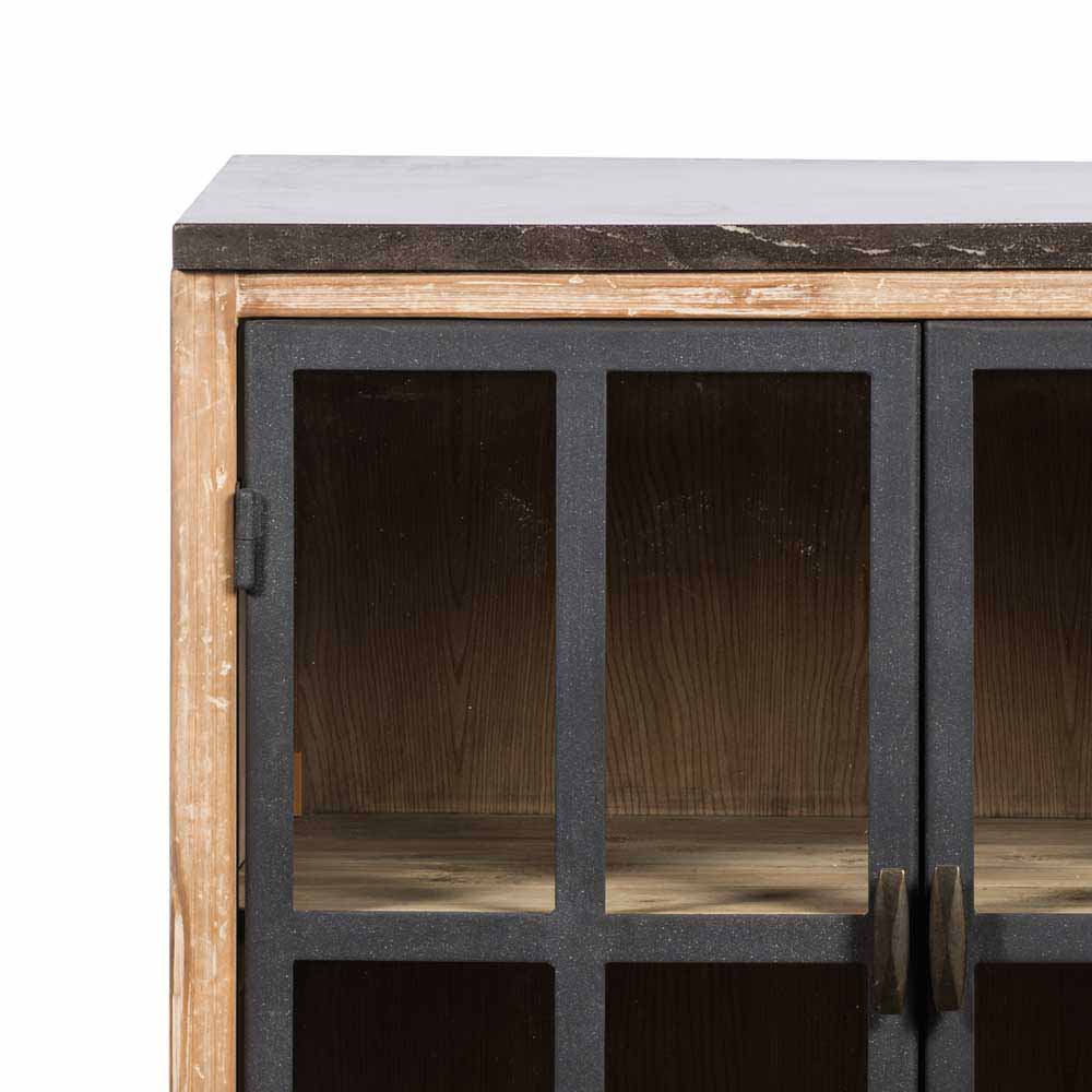 Stauraumvitrine Küche Ashvills im rustikalen Landhausstil