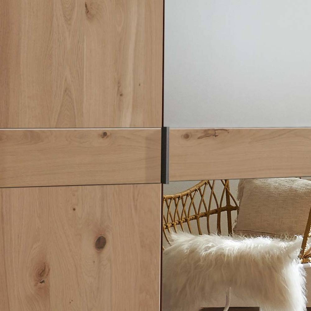 XXL-Schlafzimmerschrank mit sechs Spiegeltüren - Yanicas