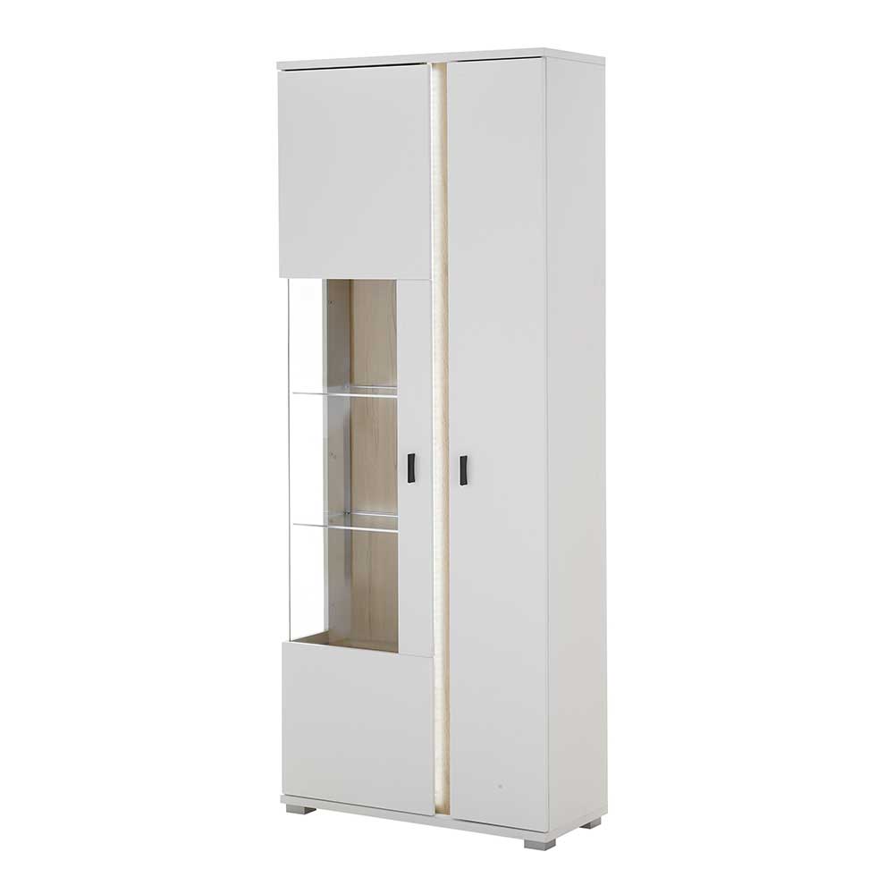 Wohnzimmervitrine mit LED Beleuchtung - Racelyn