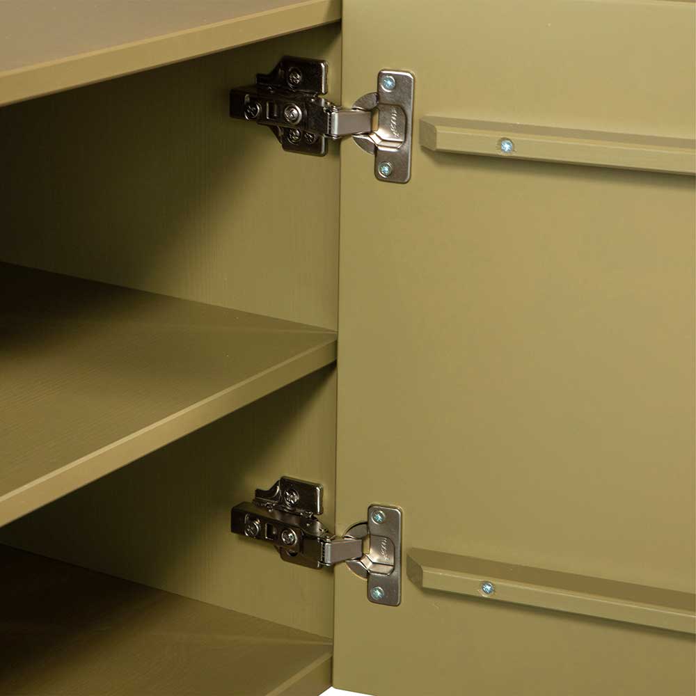 4-türiges TV Lowboard in Khaki - Biledda