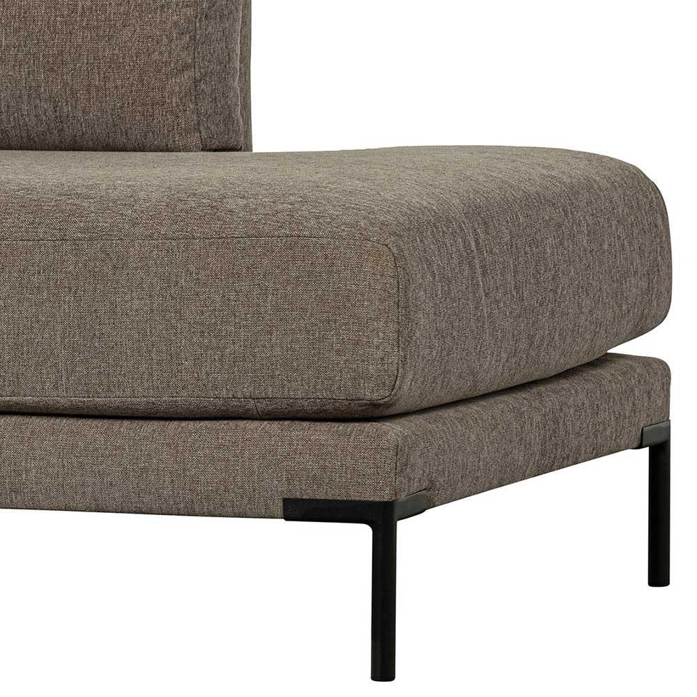Modulsofa Lounge links in Taupe - Birte