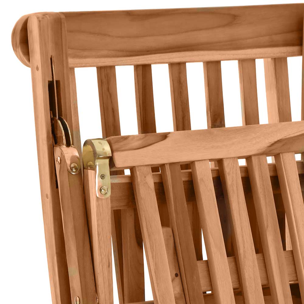 Klappbarer Deckchair inklusive Fußablage - Klahuma