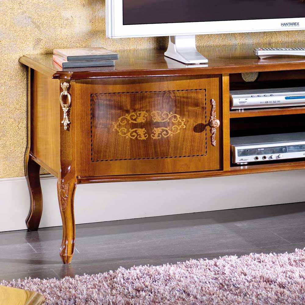 50 cm hohe TV Kommode Natale im Barockstil