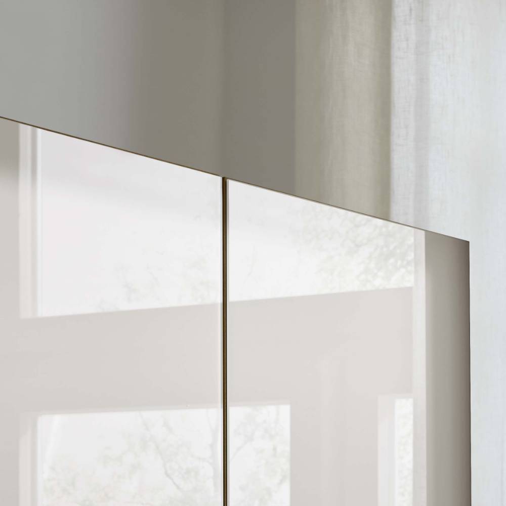 8-türiger Kleiderschrank mit Glasfront - Crucav