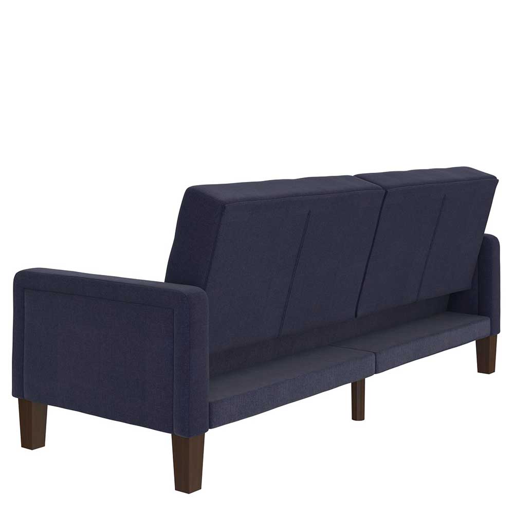 Klappcouch in Dunkelblau und Braun - Cablus
