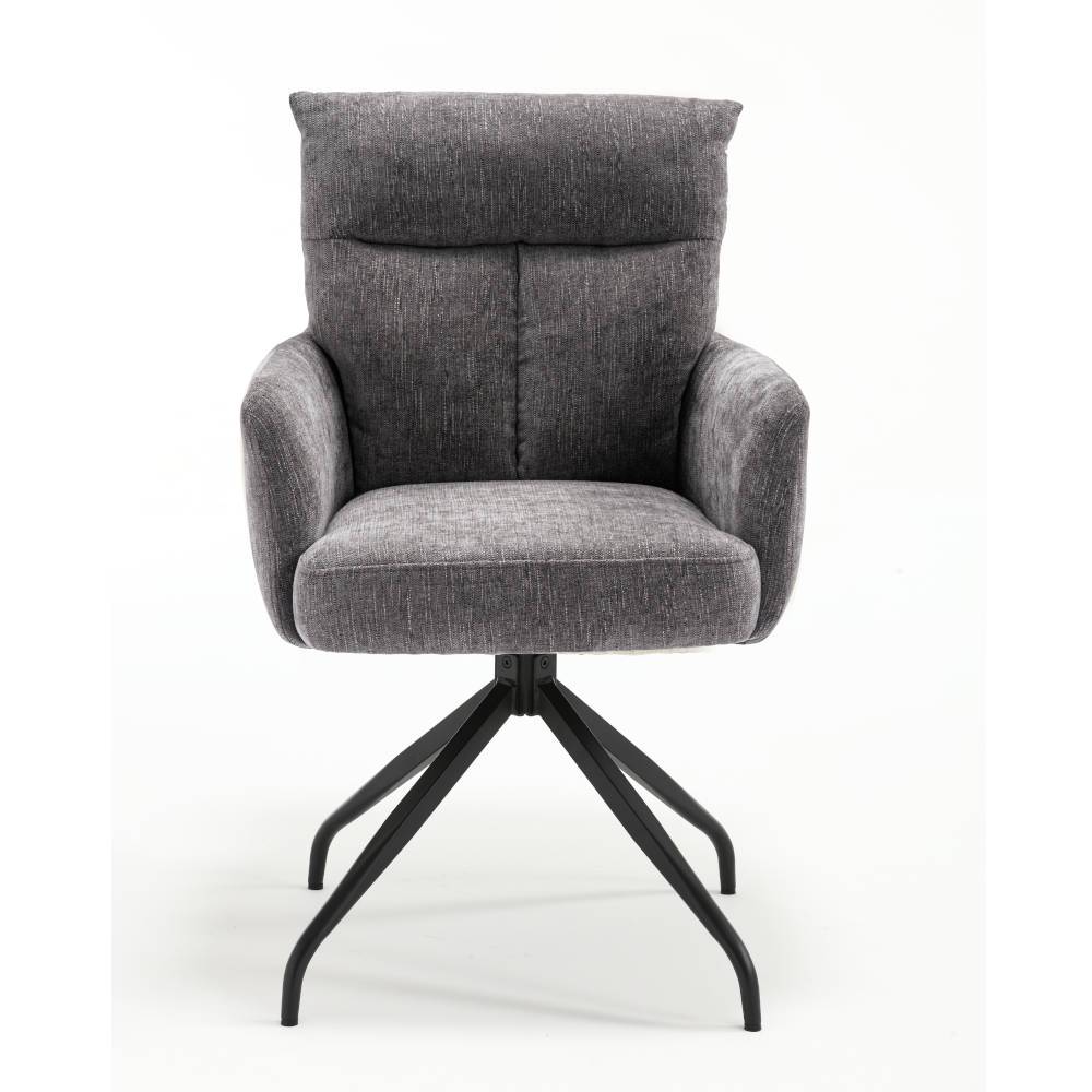 Esstisch Sessel mit Federkern - drehbar - Zalya (2er Set)