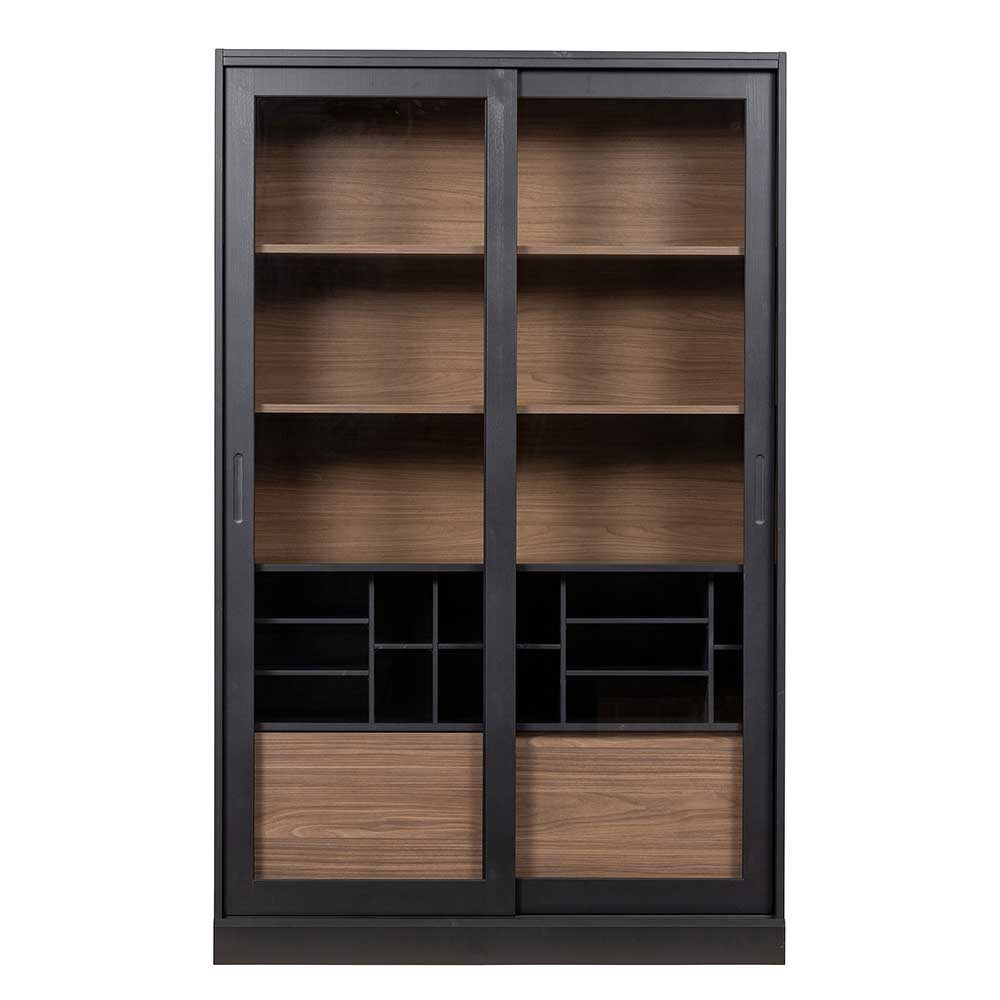 Moderne Vitrine mit Glas Schiebetüren - Susanne