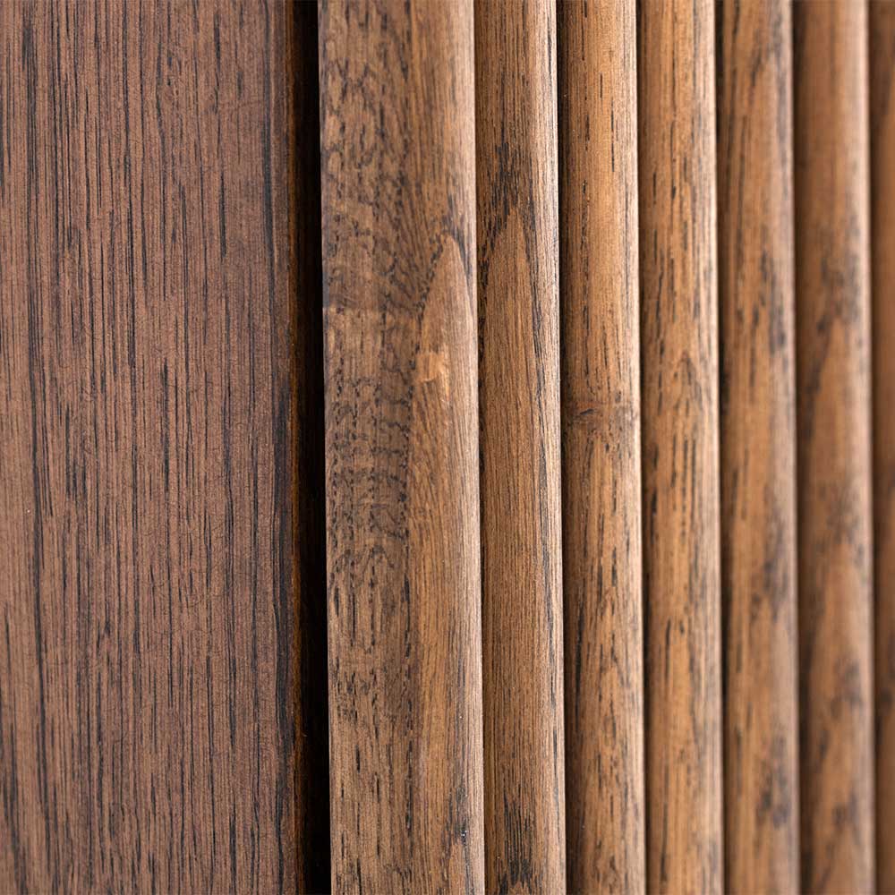 120x75x40 2-türige Kommode in Braun geölt - Maggiore