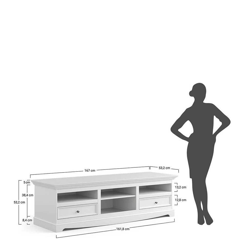 Landhaus TV-Lowboard 167 cm breit - Manipur