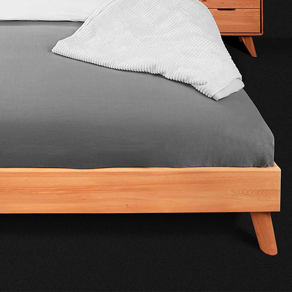 Kernbuche Holzbett in Überlänge 210 cm - Junola I