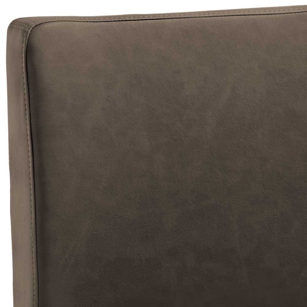 Brauner Barstuhl im modernen Design - Litium
