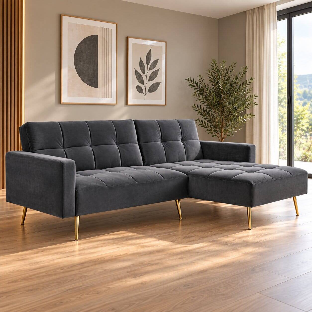 Ecksofa mit Schlaffunktion - Acruma