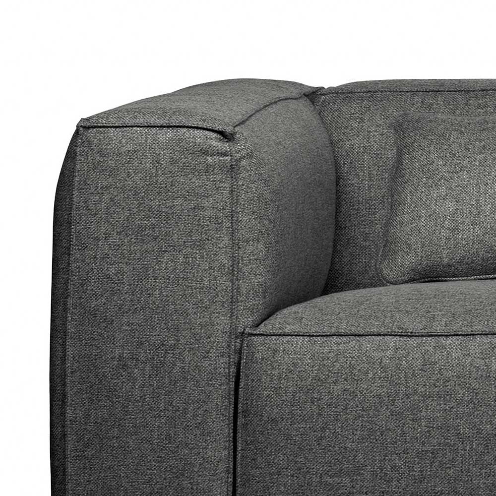 3,5 Sitzer Stoffcouch in Grau - Belves
