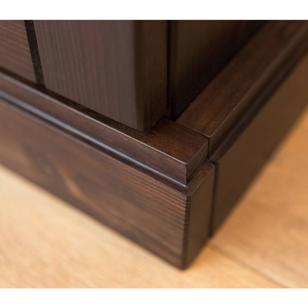 Modern Country Sideboard in Dunkelbraun - Nauizia