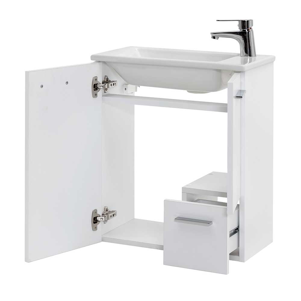 50x60x25 Komplett-Waschtisch in Weiß - Ernossi