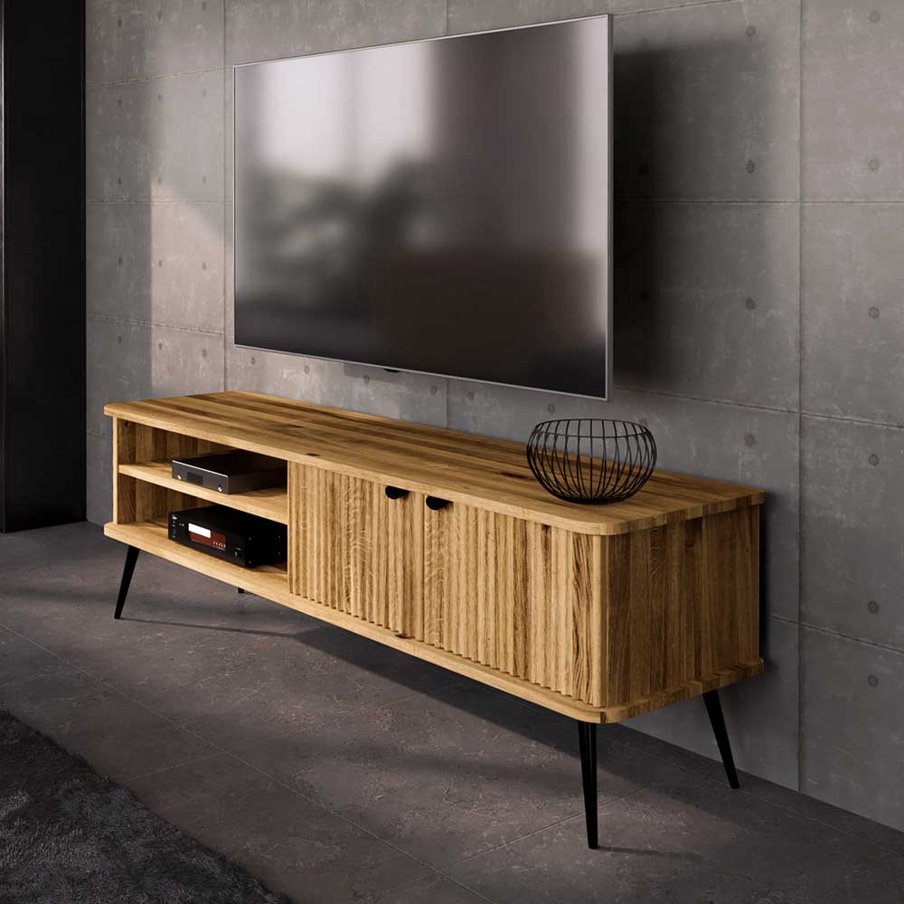 TV Board mit zwei Fächern und zwei Türen - Casarius