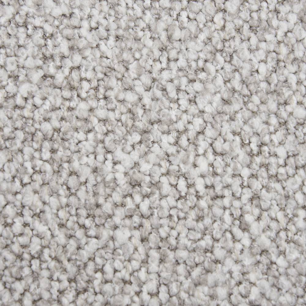 Heller Polsterstoff mit feiner Bouclé-Textur für die Polsterecke – Leoniara