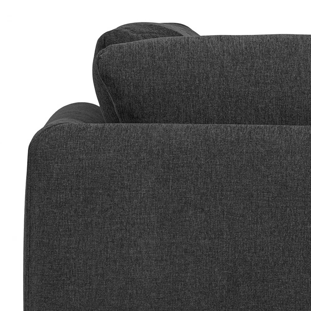Dunkelgraues Eckelement Modulsofa - Marietta