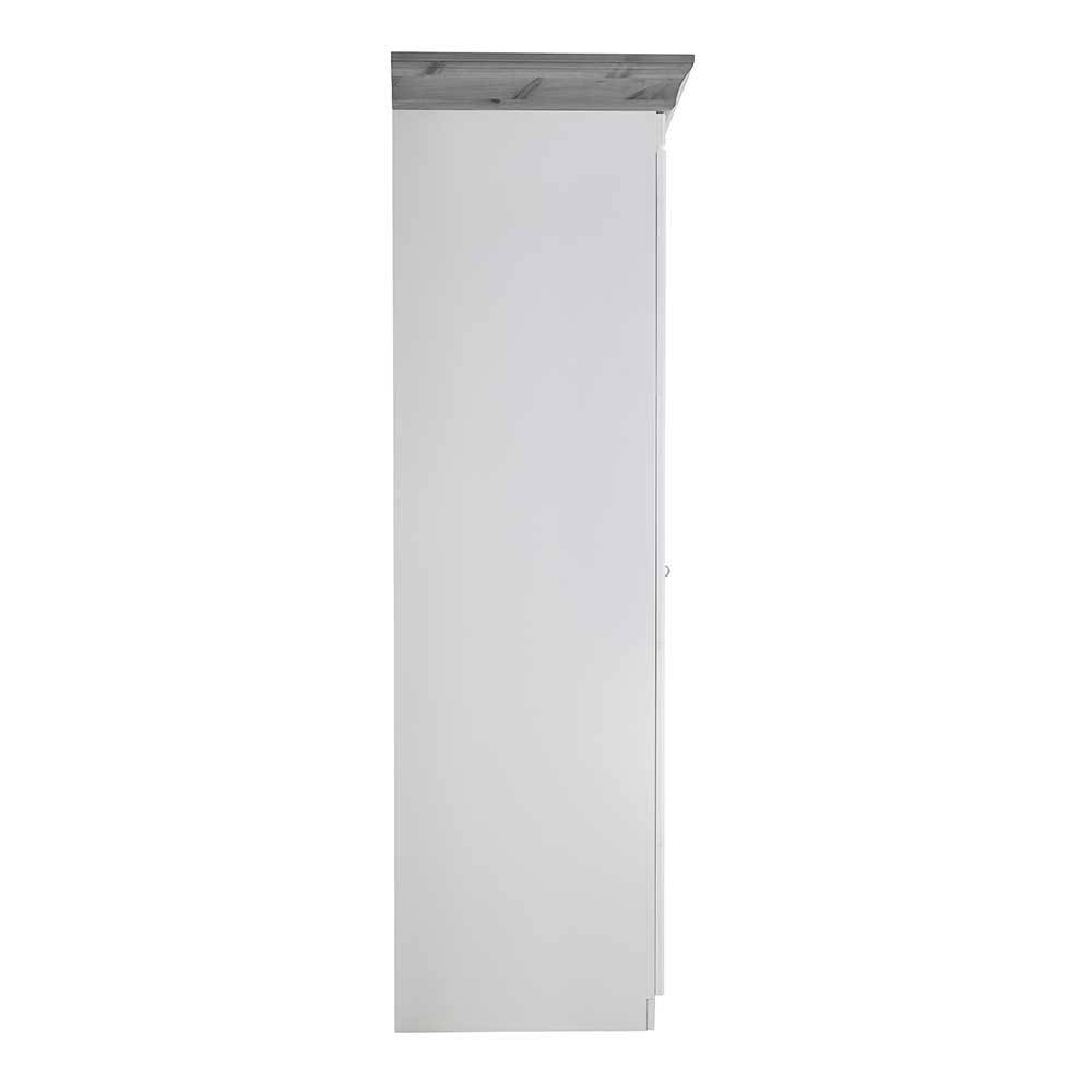 Modern Country Kleiderschrank zweifarbig - Caneon