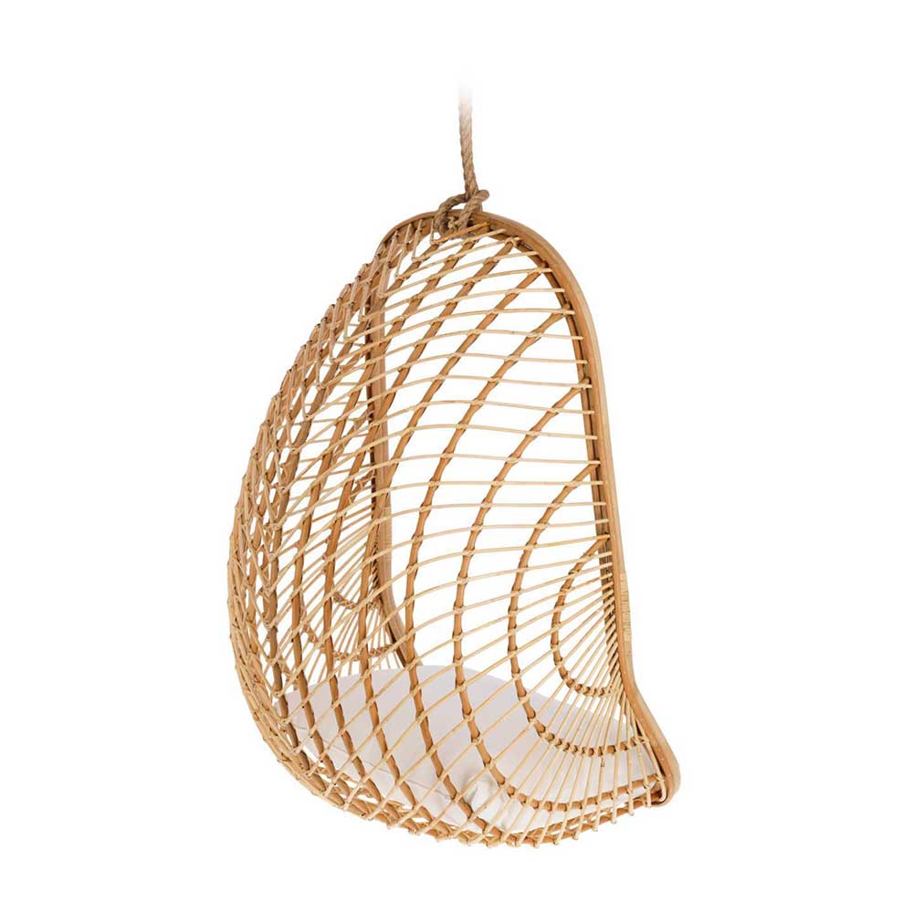 Hängesessel aus Rattan Geflecht - Glacita