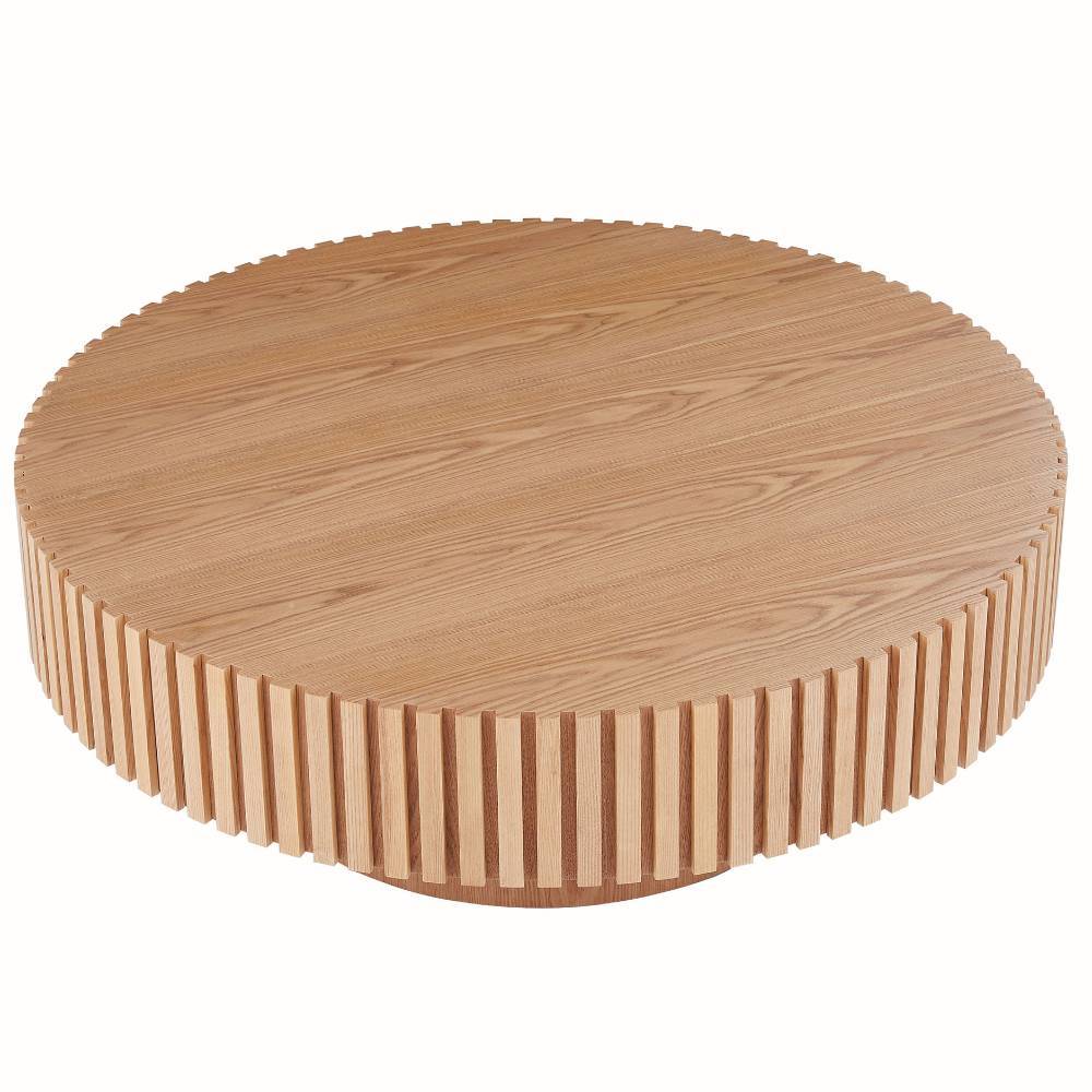 Design Couchtisch in Esche Natur Furnier - Cino