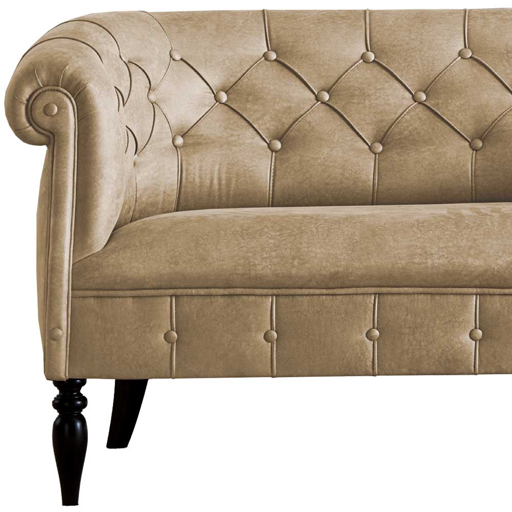 Elegantes Design Sofa im Chesterfield Look - Kiano