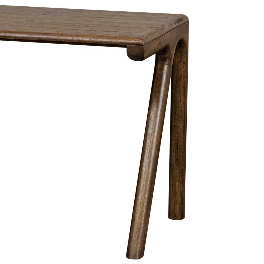 Schreibtisch aus Mangoholz in Walnuss Braun - Tadeuz