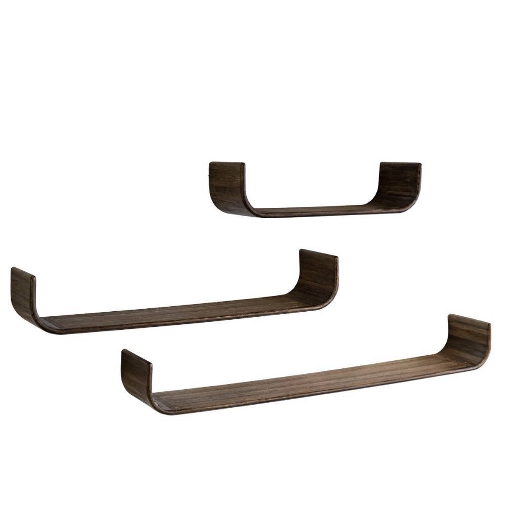 U-Design Wandboard Trio in Dunkelbraun - Bahma (dreiteilig)