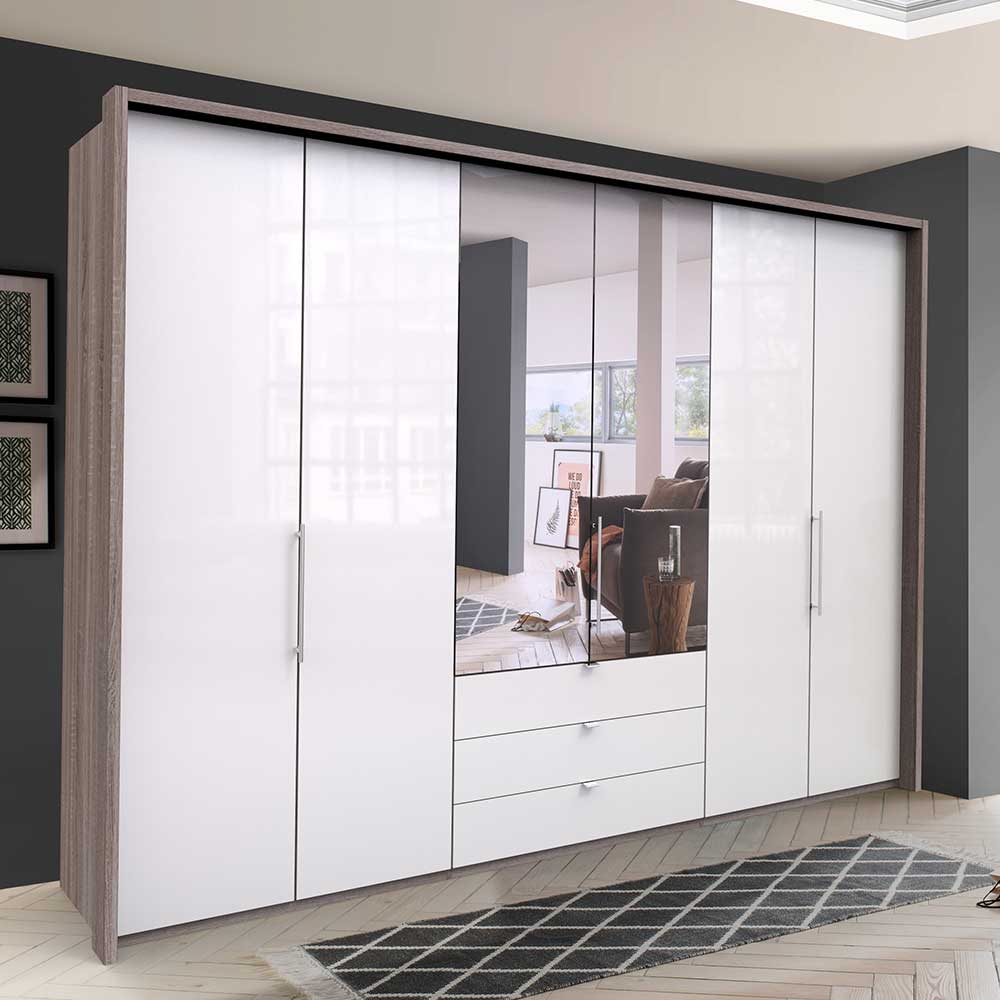 Schlafzimmer Falttüren-Schrank mit Spiegel - Empresian