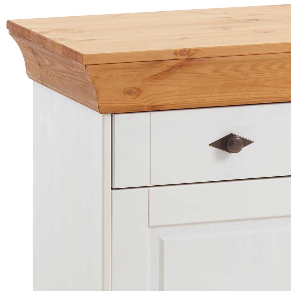 Kiefer Esszimmer Sideboard Sibiuta in Weiß