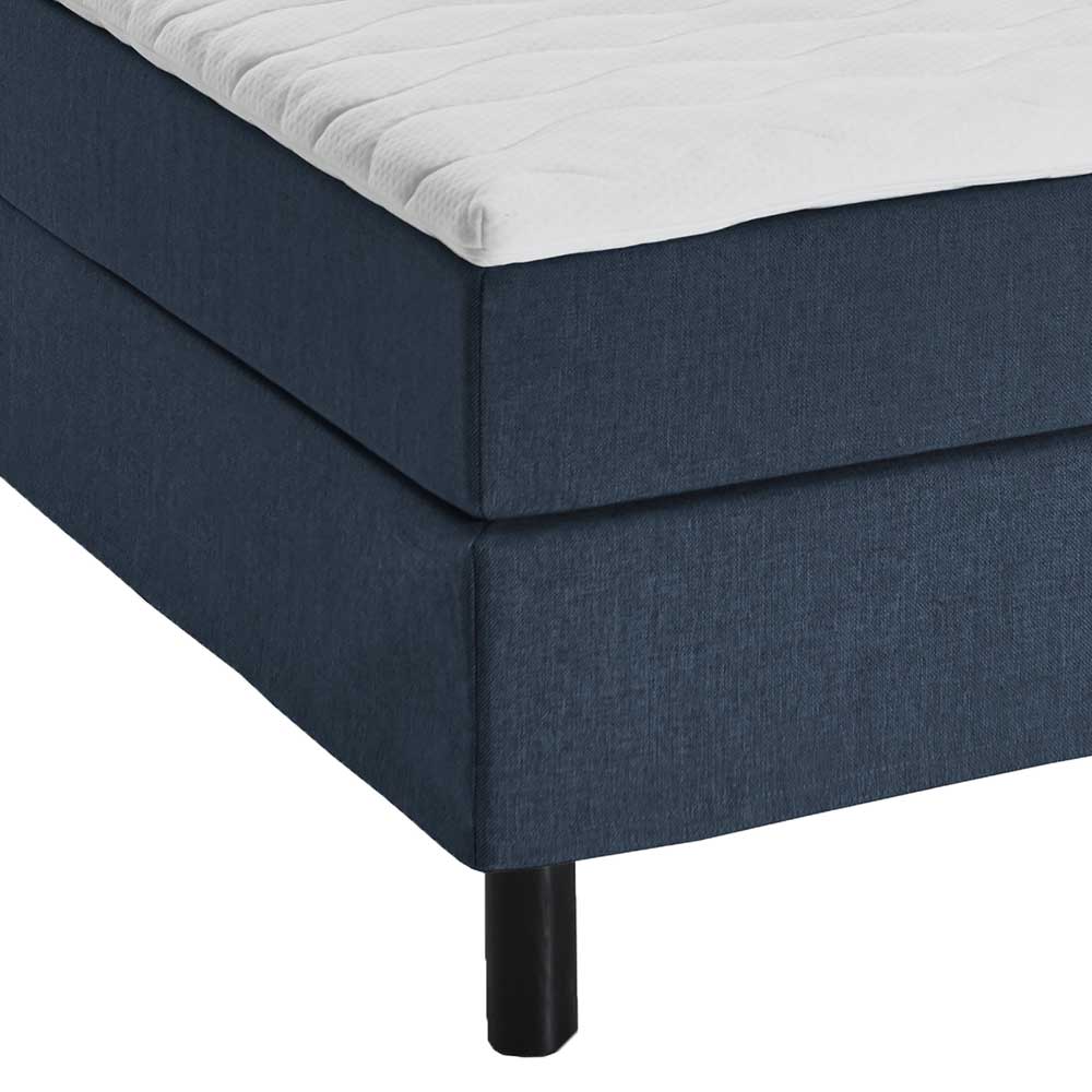 Bett für schräge Wände aus Webstoff in Blau - Jamesson