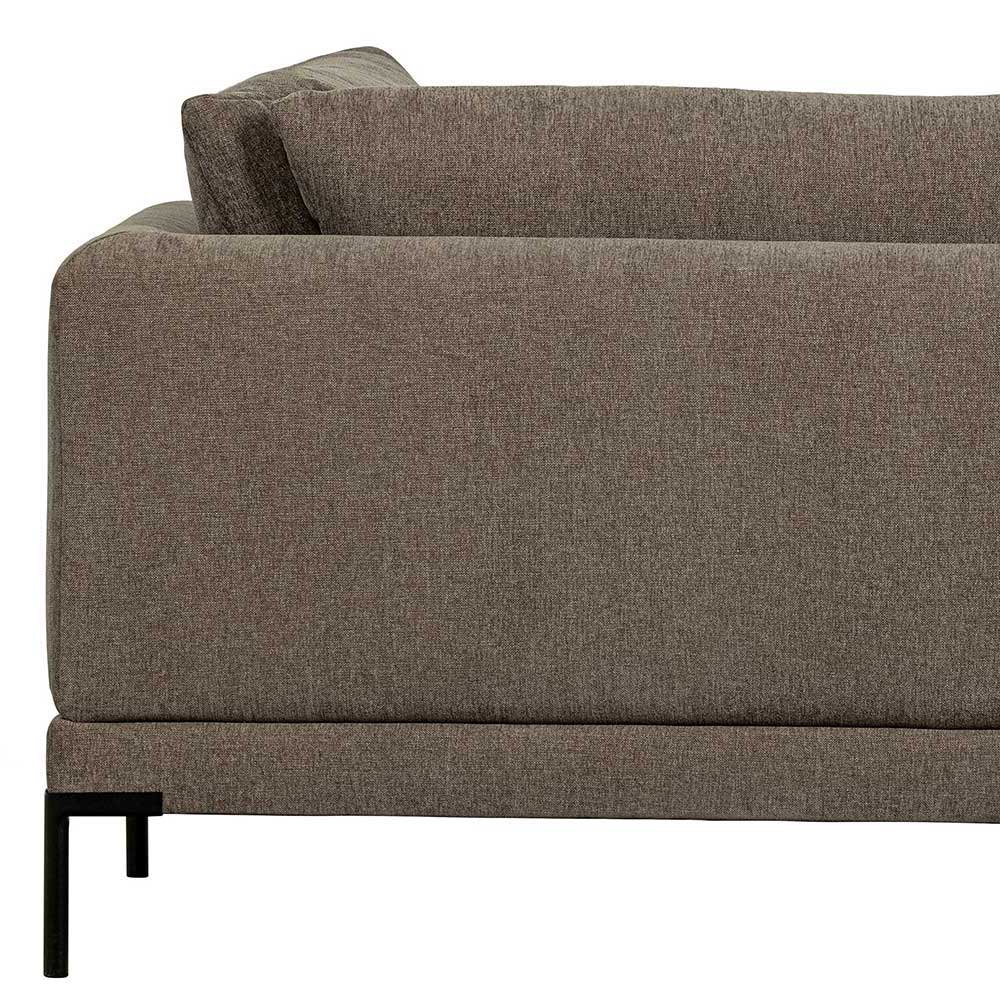 Modulsofa Lounge links in Taupe - Birte