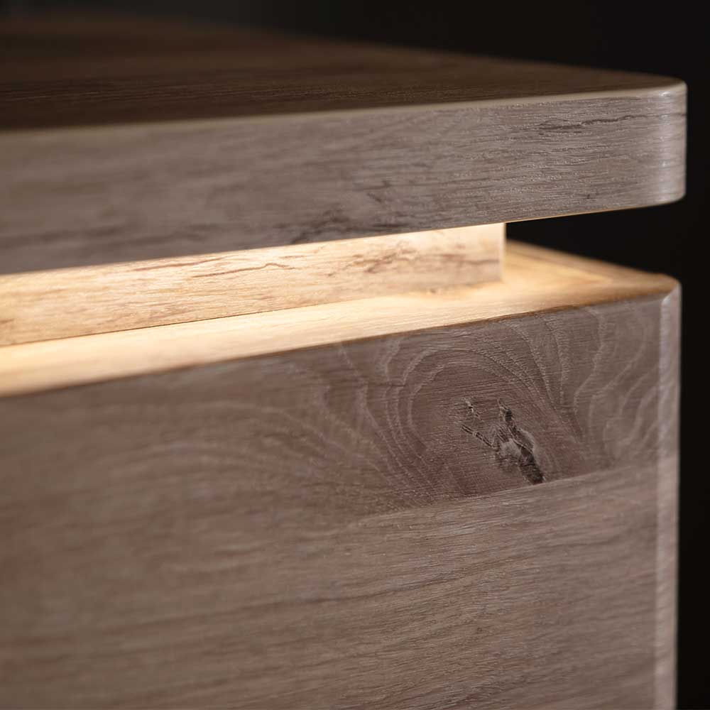 Beleuchtung des Sideboards mit integrierter LED Lichtleiste für stimmungsvolles Licht – Bekunion