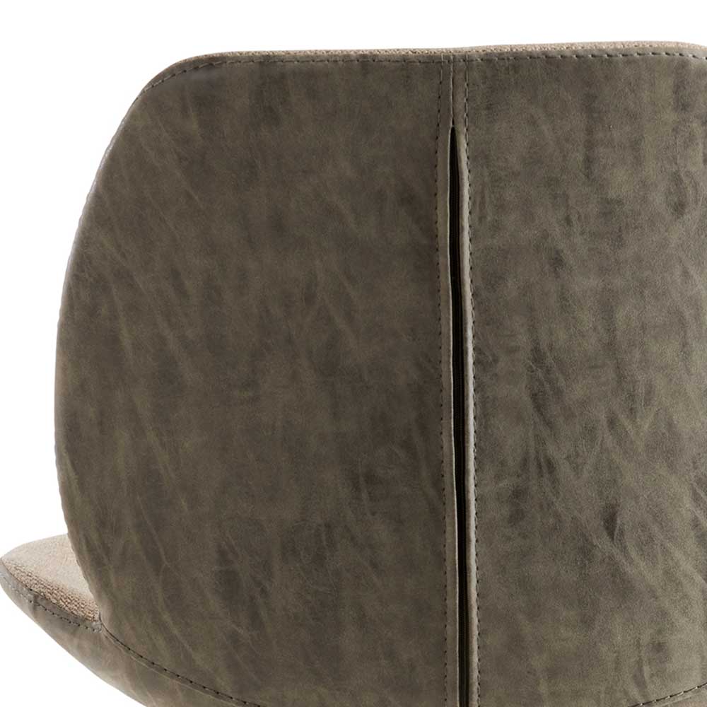 Barstuhl in Schlamm & Beige - Dionera