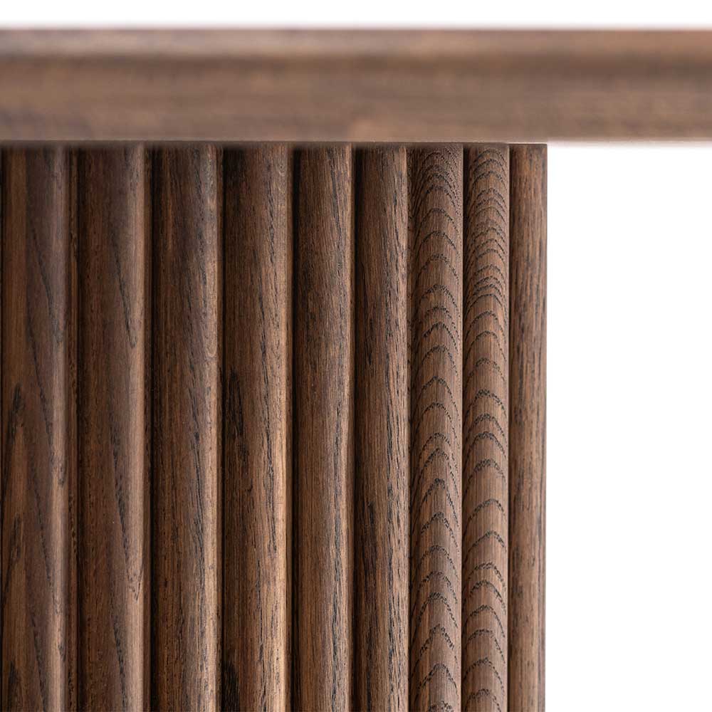 Runder Designtisch in Wenge geölt - Gimy