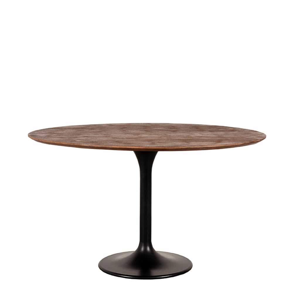 Mangoholz Esstisch mit 130 cm Durchmesser - Emzanua