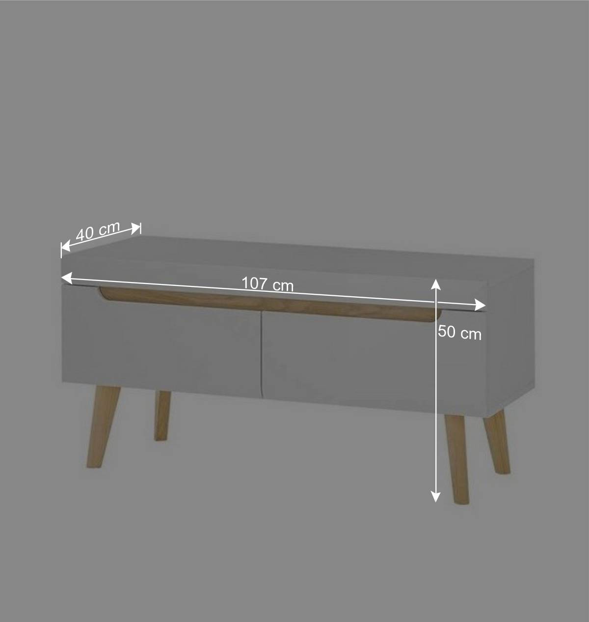 TV Board mit Schubladen - Ginko