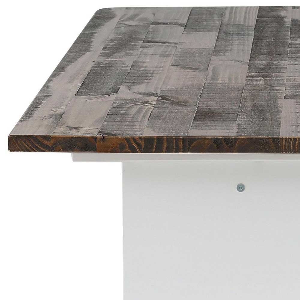 180x90 Esstisch mit Wangengestell zweifarbig - Chihu