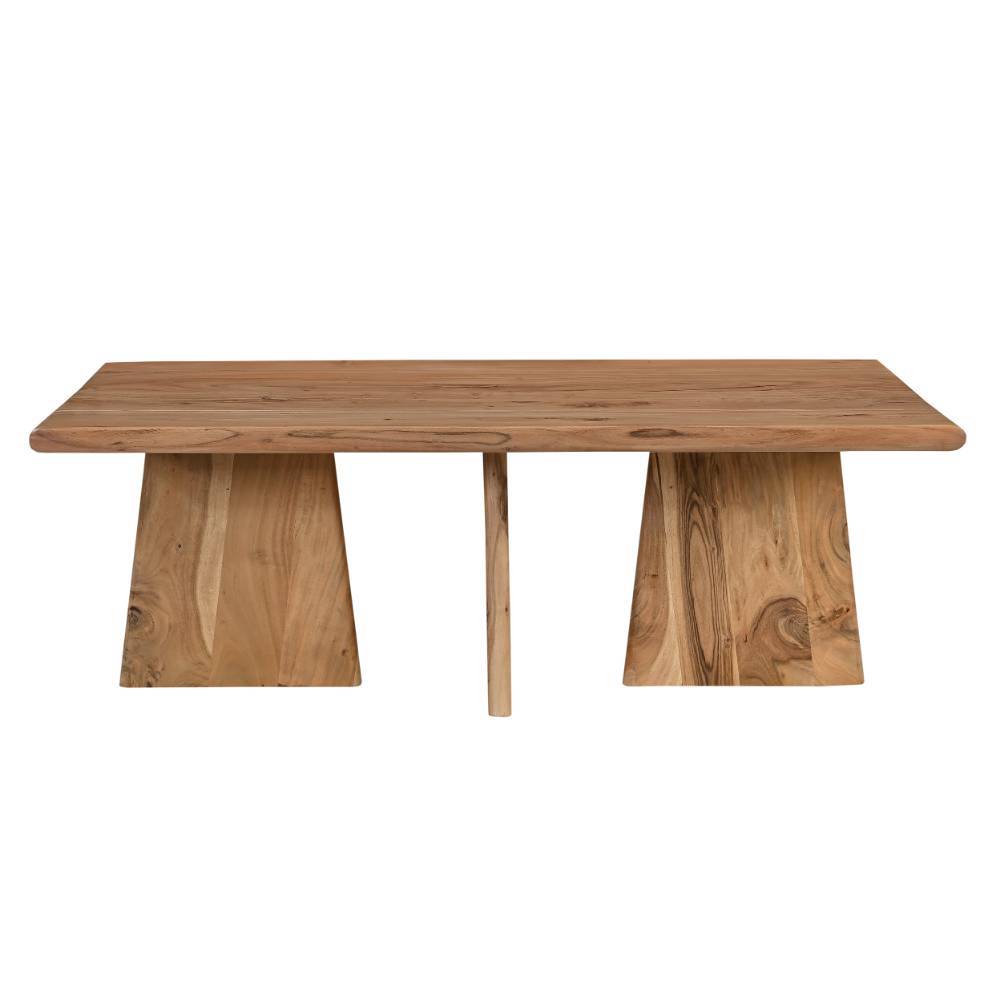 Holz-Wohnzimmertisch 130x70 cm - Bagavano