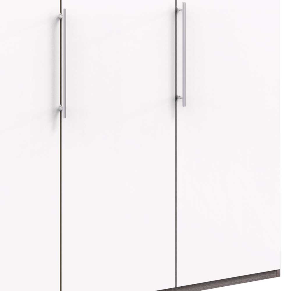 Schlafzimmer Kleiderschrank modern in Weiß - Tivierto